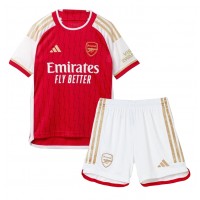 Arsenal Gabriel Magalhaes #6 Hemmadräkt Barn 2023-24 Kortärmad (+ Korta byxor)